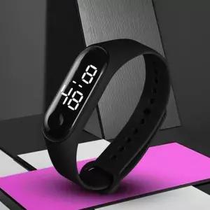 [셀러허브]LED 방수 손목 시계 터치 스크린 밴드 스타일 스포츠 (S32586353)