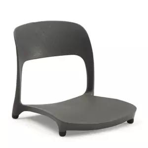 코비아 고정형 그레이 좌식의자