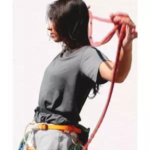 코오롱스포츠 KOLON SPORT HERO 여성 메리노울 반팔 라운드 티셔츠 JKTCX25056DGY 278477