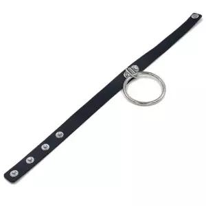 [셀러허브]1004751 목걸이 포인트링 레더 초커 (S43300734)