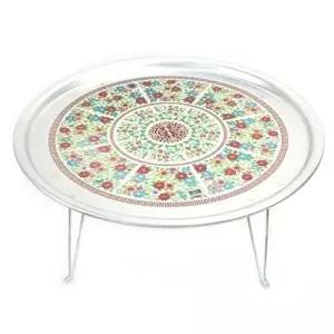 [셀러허브 1]양은 밥상 찻상 다과상 원형 밥상 레트로 밥상 53cm