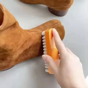 스웨이드 브러쉬 신발 부츠 얼룩 제거 클리너 솔 먼지 관리용 시