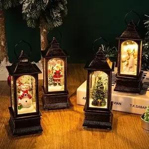 [셀러허브 1]크리스마스 엔틱 워터볼 무드등 교회 학교 성탄절 선물