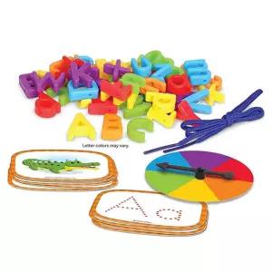 유아영어공부 알파벳쓰기 대문자소문자 실꿰기 기초 6살 파닉스교구 7살