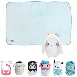 산리오캐릭터 마스코트 주머니무릎담요 100x70cm