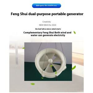 12V 이중 목적 터빈 발전기 야외 Usb 충전기 풍력 물 수동 가정용