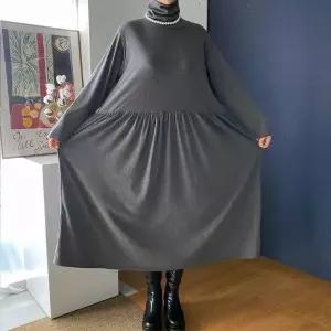 아이우먼 폴라넥스판기모롱원피스 RAQ282M512 빅사이즈 (44019508A)