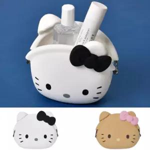 산리오 헬로키티 실리콘 가마구치 파우치(동전지갑)