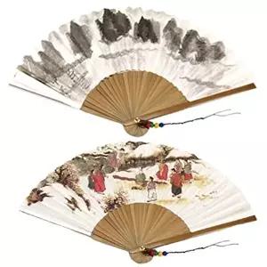 [셀러허브 패션]접이식부채 대나무부채 부채인쇄 부채 오죽선부채 손부채 종이부채 전통부채 서기몰 휴대