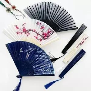 [셀러허브 패션]고급 부채 이거찜 오죽선 무용부채 대나무 합죽선 전통 인테리어부채 대나무부채 접이식부