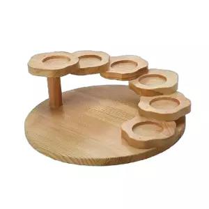 회트레이 식기 일식 플레이트 직사각 해산물 우드접시 초밥집