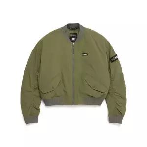 브랜드정품 NATIONALGEOGRAPHIC N244WPD020 여성 아나스 블루종 패딩 숏 점퍼 KHAKI 124927