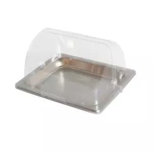 투명 아크릴 53x33x20cm 덮개 뚜껑 케이크 커버 디저트 돔