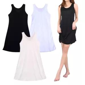 여자 인견 원피스 이너슬립 롱슬립 속치마