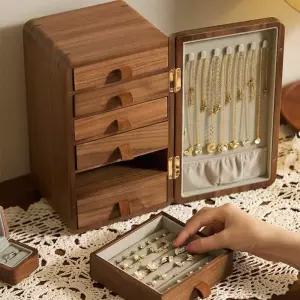 원목 보석함 반지함 귀걸이 정리함 반지케이스