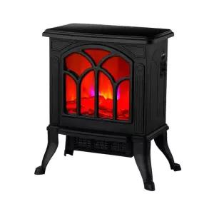 전기 저소음 실내 가정용 사무실 PTC 불멍 난방기 원룸 온풍기 히터 거실 벽난로