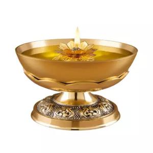 불교 제사 램프 양초 구리  홀더 가정