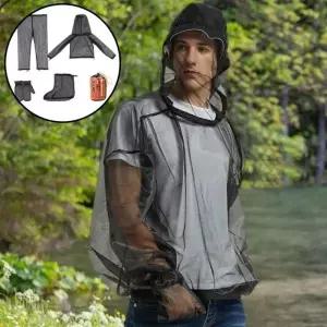 ( )야외 벌초 방충복 보호 농사방 방충복 상하의 작업복 안전 휴대용방_24597907