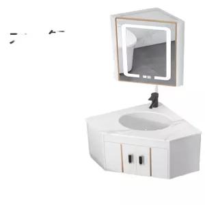 코너 세면대 세트 욕실 벽걸이 수납장 삼각형