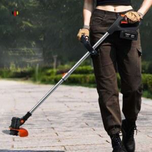 바이디움 충전식 잡초제거기 전기 초경량 무선 21V 벌초 잔디 예초기