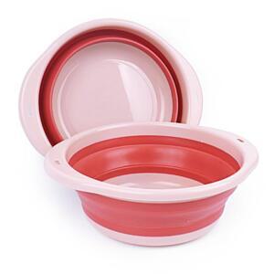 [2개구성] 접이식 바가지 욕실 세수 대형 대야 바스켓 다용도 FAWFFFPTK