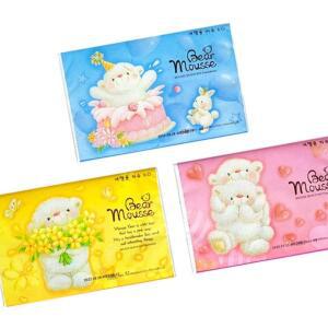 [2개구성] 무스베어 여행용티슈 20개혼합 2겹 판촉물 화장지 티슈 단체선물 휴지 휴대용 EWBAFD97