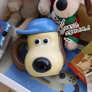 스토어-소유 모자 그로밋 캐릭터 세라믹 머그컵 500ML 캐릭터컵