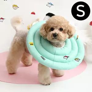 패리스독 피너츠 아이콘 넥카라 민트 S 강아지넥카라 넥쿠션 애완견넥카라 고양이넥카라