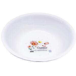 [2개구성] 아이에스리빙 화이트 세수대야-대 세숫대야 플라스틱대야 욕실대야 욕실용품 세안용품 DUWB47F19