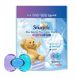 스너글 세탁세제 블루스파클플러스30입,1개