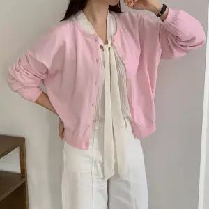 여자 봄가디건 코튼 파스텔 데일리 가디건