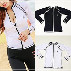 [2개구성] 망사 스티치라인 매쉬패치 슬림핏 실용성 비치웨어 블랙 집업 ARWE2CCC9