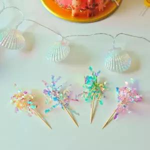 [아트박스]/올패턴 스파클라 폭죽 오로라 토퍼(4개 1세트)