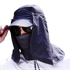 [2개구성] 남자 여자 남녀공용 오토바이하이킹 마스크치카썬캡 그늘막작업 여름가을 단체선물 IPW993A41