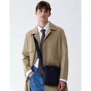 [매장정품] 닥스 MEN'S ACCESSORIES 블랙 소가죽 미니크로스백 DBBA5F319BK