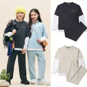 [백화점 홈쇼핑 정품] 블랙야크 BLACKYAK 키즈 레이어드저지맨투맨세트