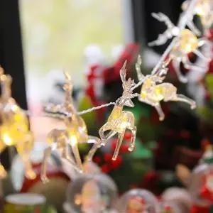 [아트박스]/스투피드 LED 크리스마스 파티 전구 가랜드 (순록)