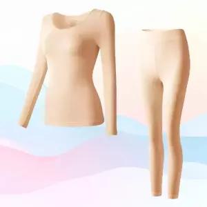 [모어레이] 슬림 보온 내복 세트 블랙 스킨