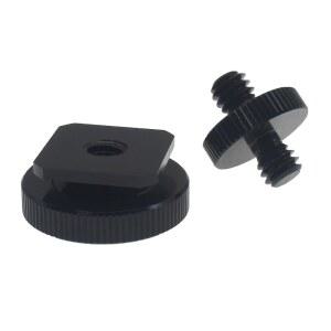 FDXGYH 1pcs 카메라 핫슈 어댑터 1/4인치 암나사-핫슈