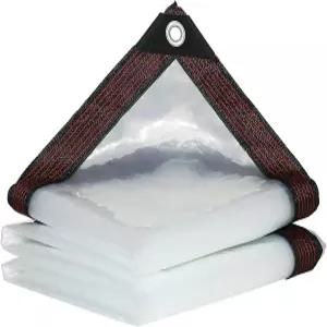 정원 식물 캠핑 용품 데크 현관 파티오 가제보 커튼(1.5 x 2.5 m/5 8 ft)을 덮는 그롬멧 온실 플라스틱