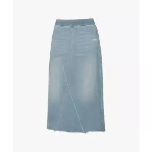 디아도라 Diadora 이큅 워싱 데님 스? 롱 스커트 BLUE 1669029