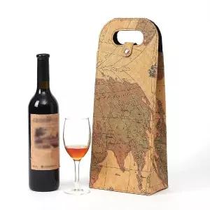 클래식 가죽 와인 캐리어 2병 샴페인 와인선물가방