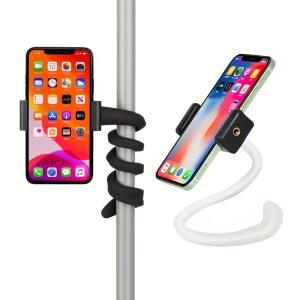 런닝머신 스핀 자전거 유모차 장바구니 침대 자동차 주방 책상용 1PC 휴대용 휴대폰 홀더 스탠드