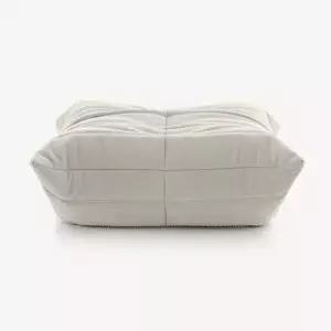 토고 소파 단독 1인용 발받침 Togo 풋 가죽 크림화이트 빈백 스툴 카페