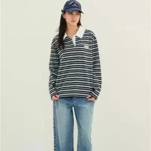 [백화점 홈쇼핑 정품] 플라스틱아일랜드 [PLA by] 레이스카라 럭비 티셔츠( PS7OT303)