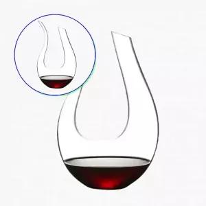 쌍문상회 와인디캔더 1L 1P 유리 에어링 디켄터