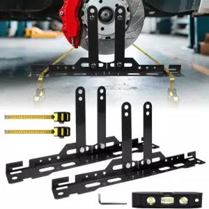 측정 테이프 2개와 버블 레벨 게이지가 있는 마파임 휠 얼라인먼트 도구 키트 자동차 SUV 트럭용 튼튼한 토