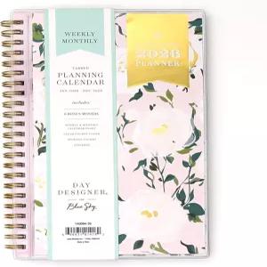 블루 스카이 데이 디자이너 2026 주간 및 월간 플래너 캘린더 2026년 1월 - 12월 5인치 x 8인치 투명 포켓