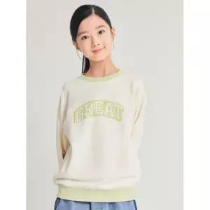 매장정품 탑텐 TOPTEN KIDS 아동) 소프트 테리 컬러 배색 맨투맨_MKE1TR3002 MKE1TR3002 234172