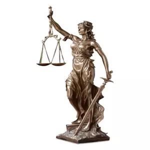 정의의 여신상 변호사 엔틱 법원 검사 사무실 장식품 저울 법조인 로스쿨